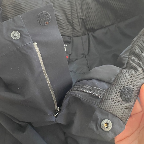 Mountain Hardwear snow pants conduit black nylon womens MEDIUM - Picture 10 of 16